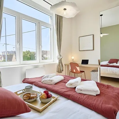 Le Relieur - 6 Pers - 2 Bureaux - Lille 13 Min Apartment Ronchin